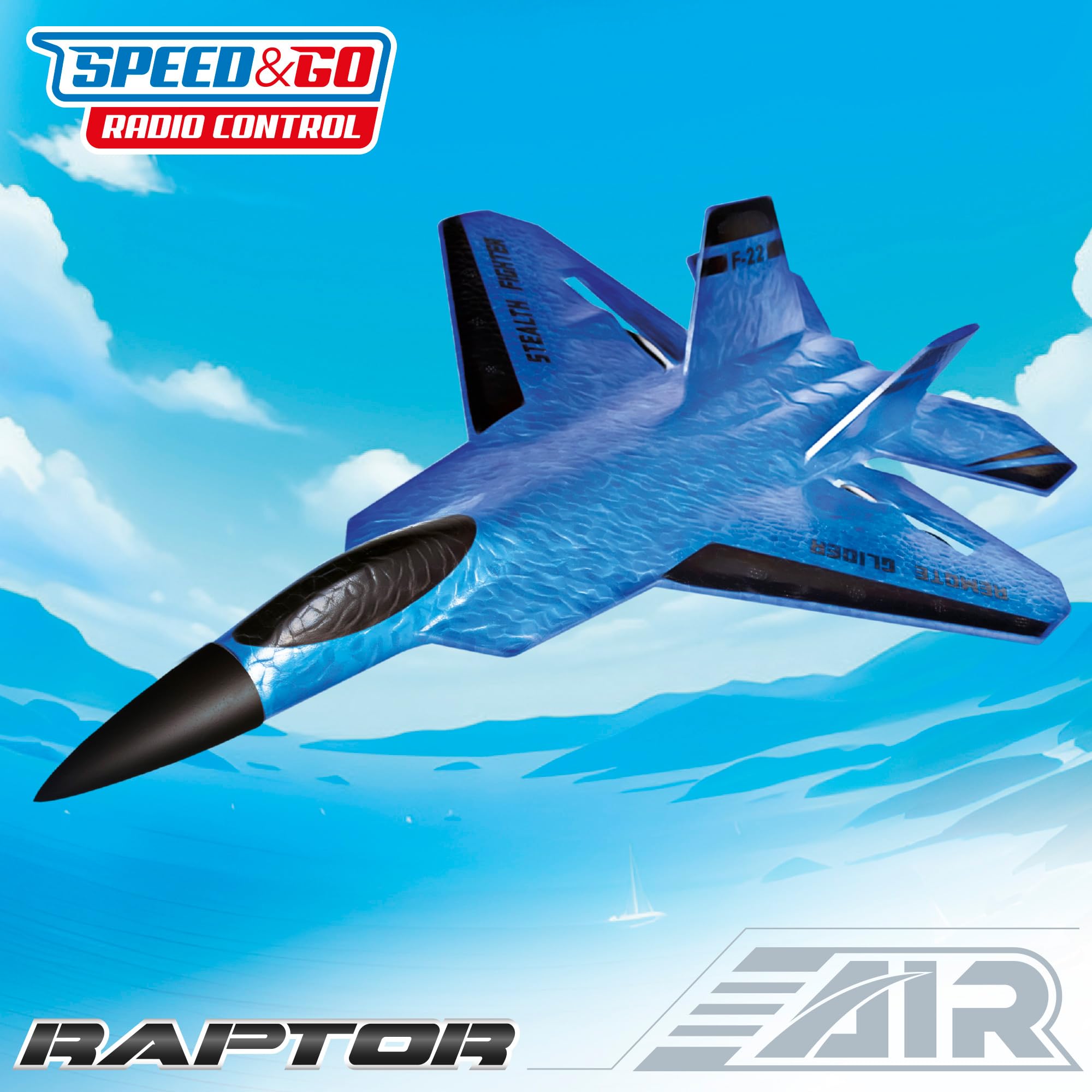 COLORBABY Speed & Go Avión teledirigido de Combate, 25x33x9 cm, Mando Control Remoto, Frecuencia 2.4 GHz, Giros 360º, Alcance 120 m, USB, Juguetes radiocontrol, Juguetes para niños, +3 años (47642)