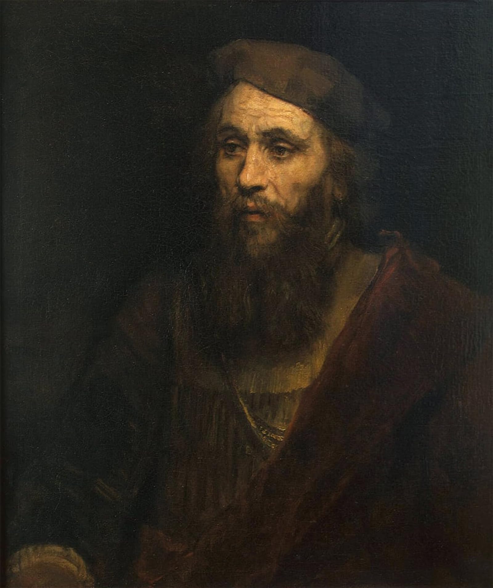 ARTXLXXBN Famous Prints Artwork Pictures Poster Painting Art Portrait of a man by Rembrandt van Rijn Artwork Landscape Pictures for Home Decor 60x90cm