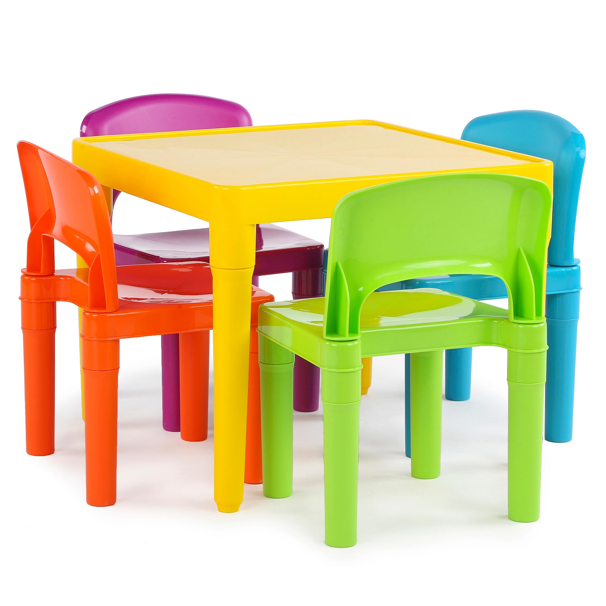 Humble Crew Toddler Table and Chair Set for Kids, Indoor Outdoor, Plastic