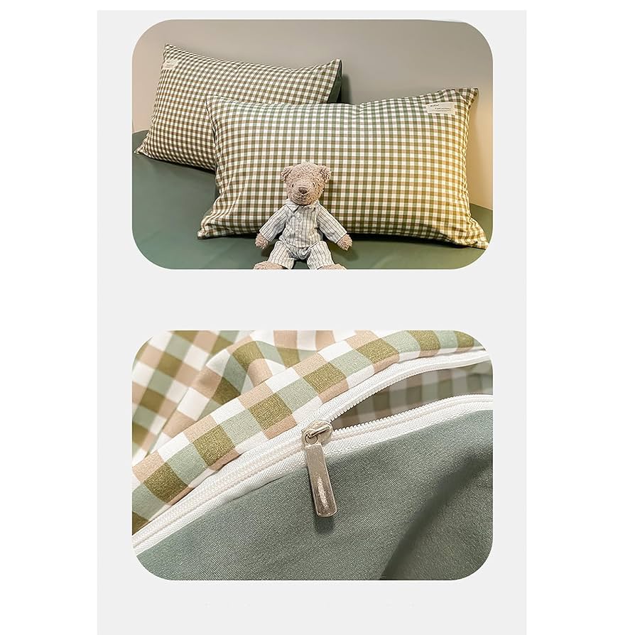 トップス duvet NÄSSELKLOCKA duvet cover and pillowcase(s), light grey-beige