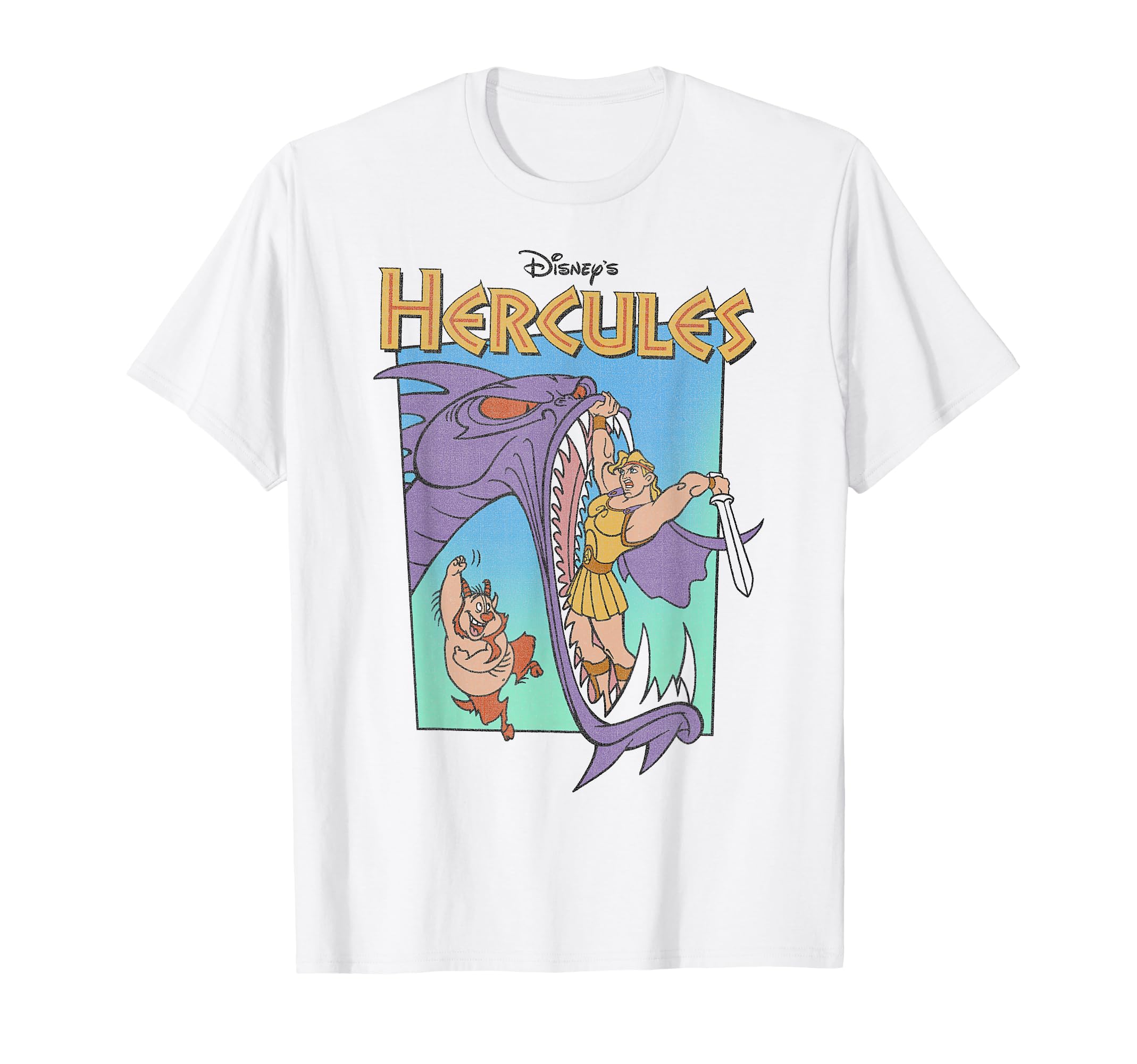Hercules Hydra Battle Retro Classic Movie Poster T-Shirt
