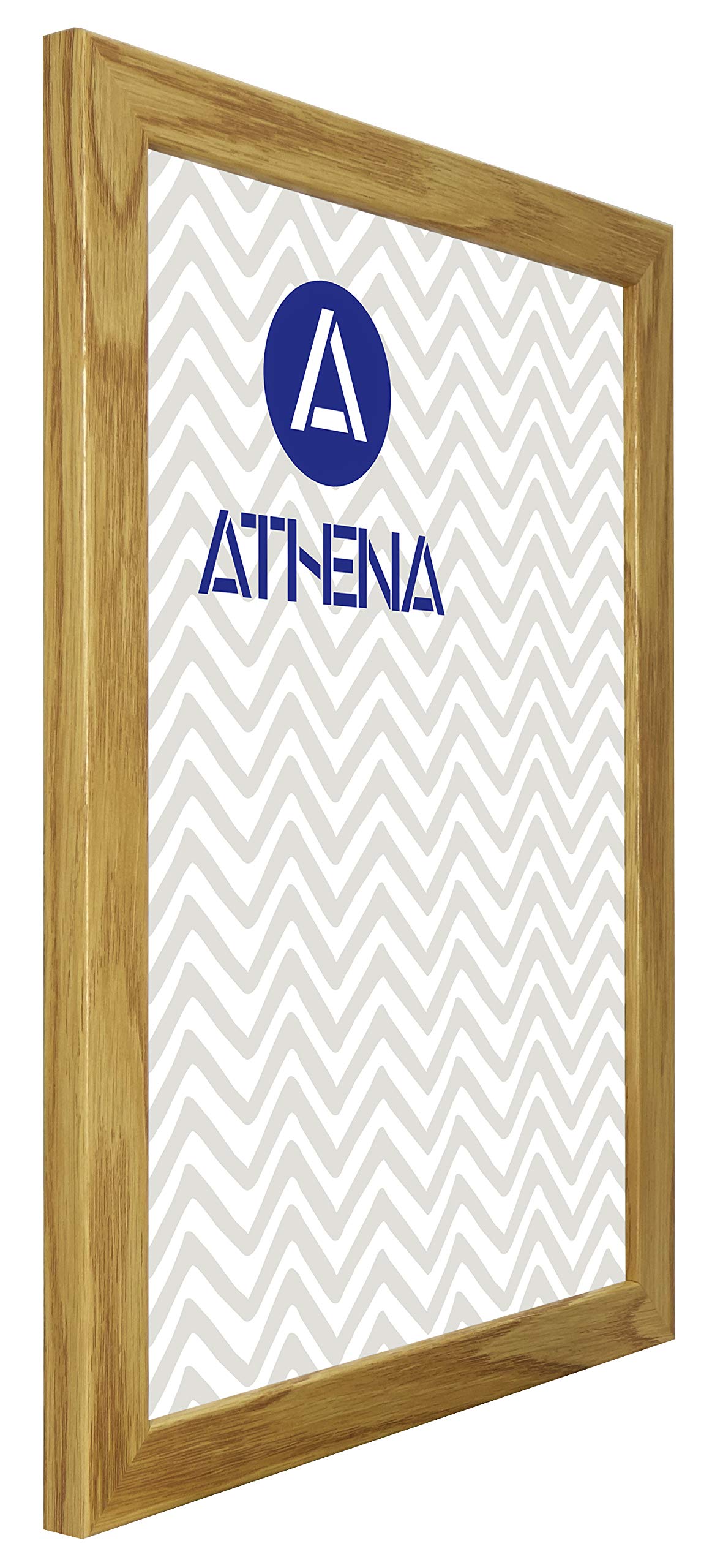 Vivarti Oak Athena Finish Picture Frame (40 X 50 Cm) Portrait Or Landscape Photo Frame With Clear Styrene Sheet & Wall Mounted Hook For Photos, Pictures, Posters, Decor, Certificate Frame