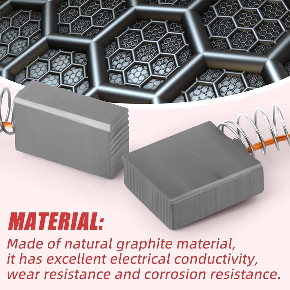 Amazon.co.jp: QCDENG 電動モーターカーボンブラシ交換修理