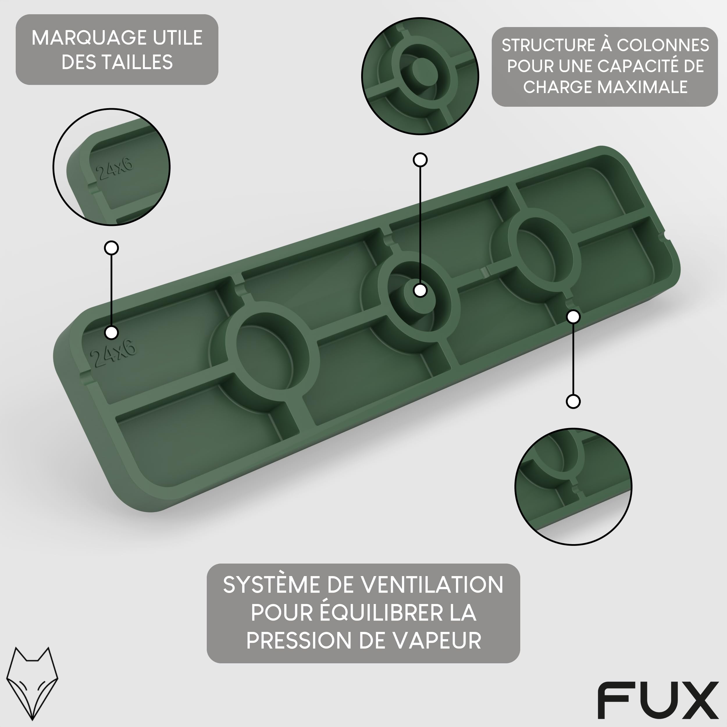 Jeu de cale de vitrage en plastique 600 pièces 100 x 24 x 1-6 mm entretoise carrelage terrasse