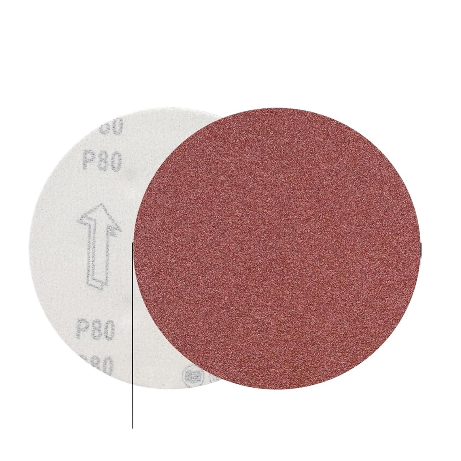Disco de lijado papel lija, 120 Uds./7 pulgadas, 180,0mm, herramientas pulidas Metal for carpintería, disco Orbital Para Lijadora(Red-p1500)