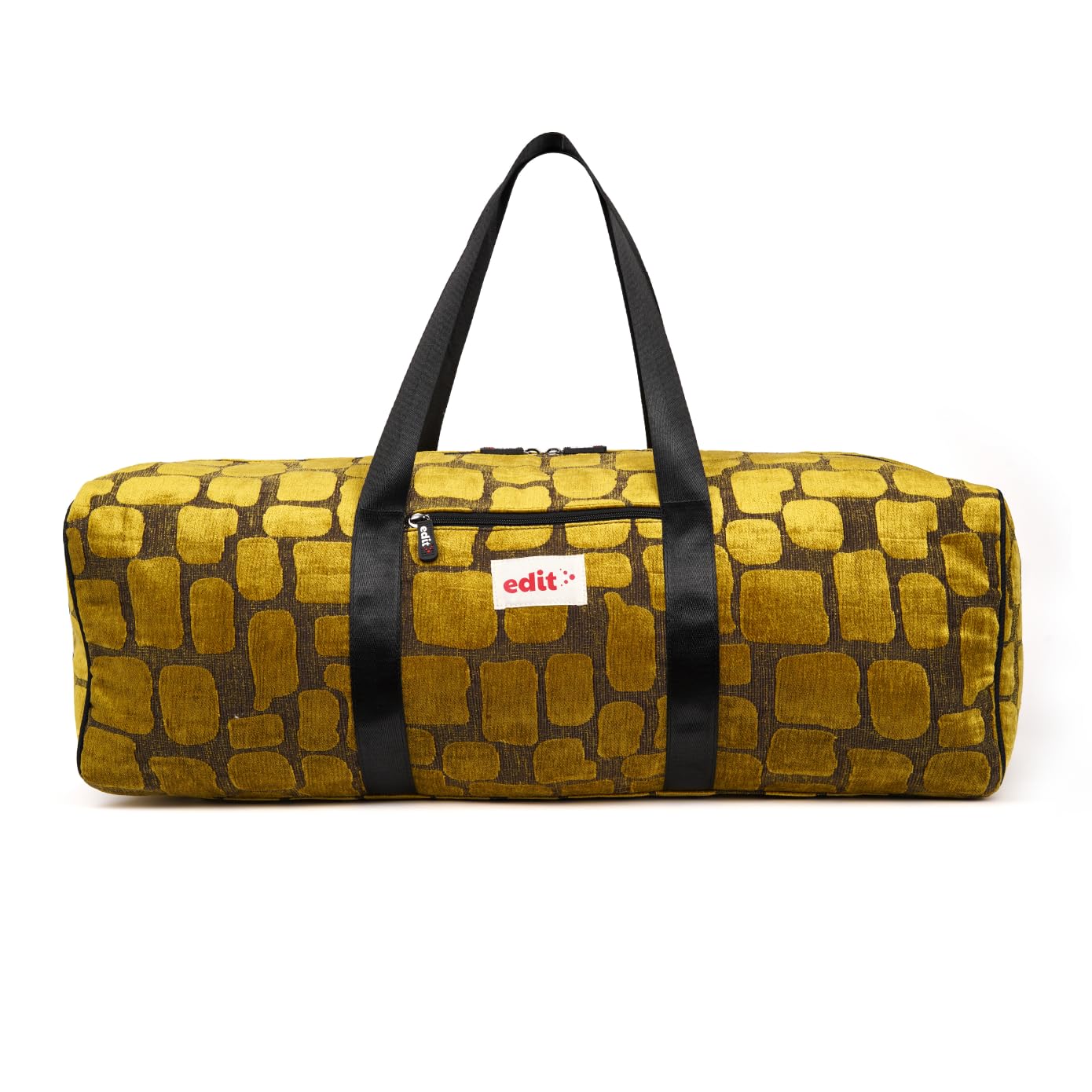 EDIT….Effort Does it - Large Yoga Mat Bag for Women & Men, Spacious Duffel with Extended Zipper, Dual Strap Options, Jacquard Fabric, Stylish Workout Tote for Gym, Travel & Fitness Essentials (Ghan)-image-5