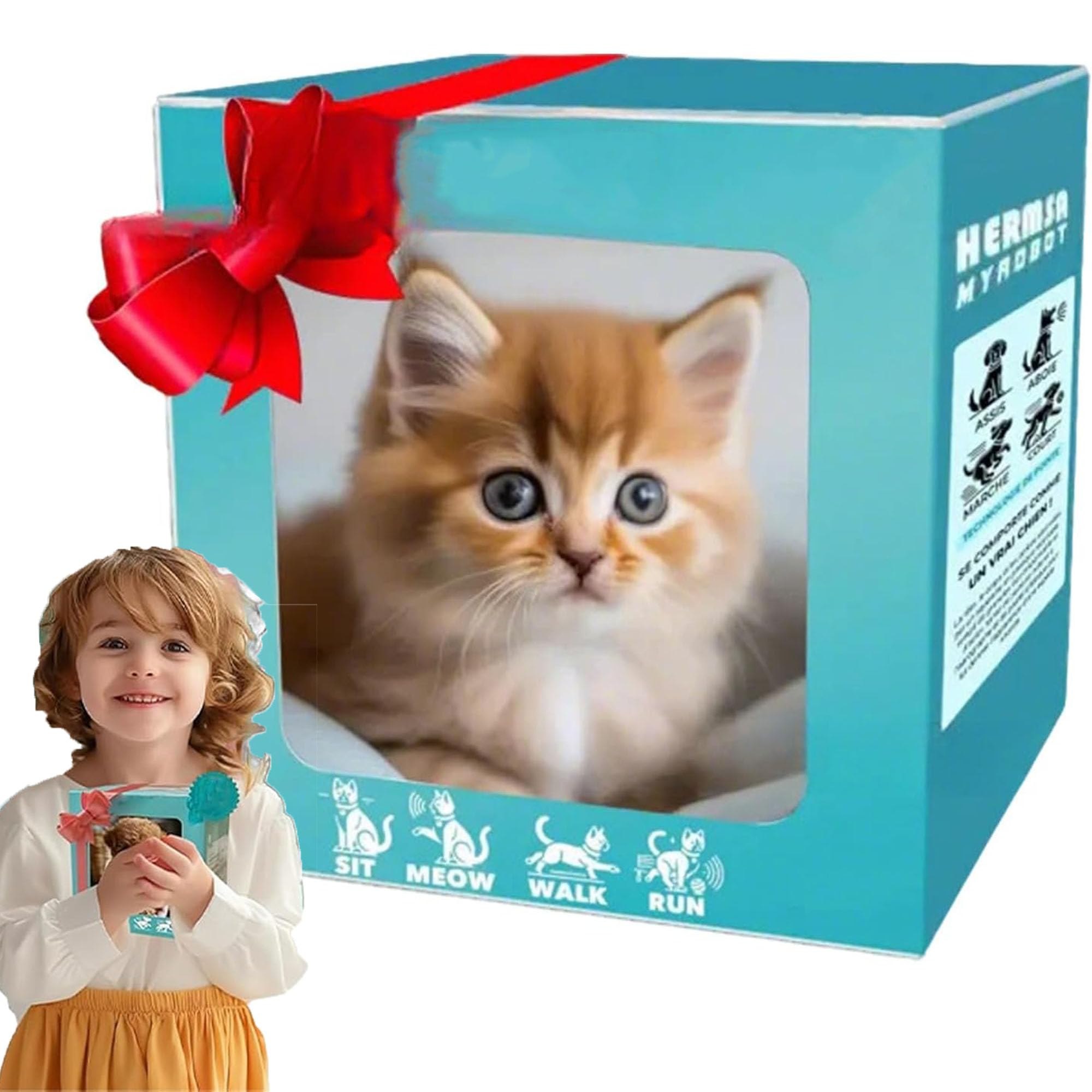 Amazon.co.jp: リアル猫ロボット、ロボット猫、私のリアル