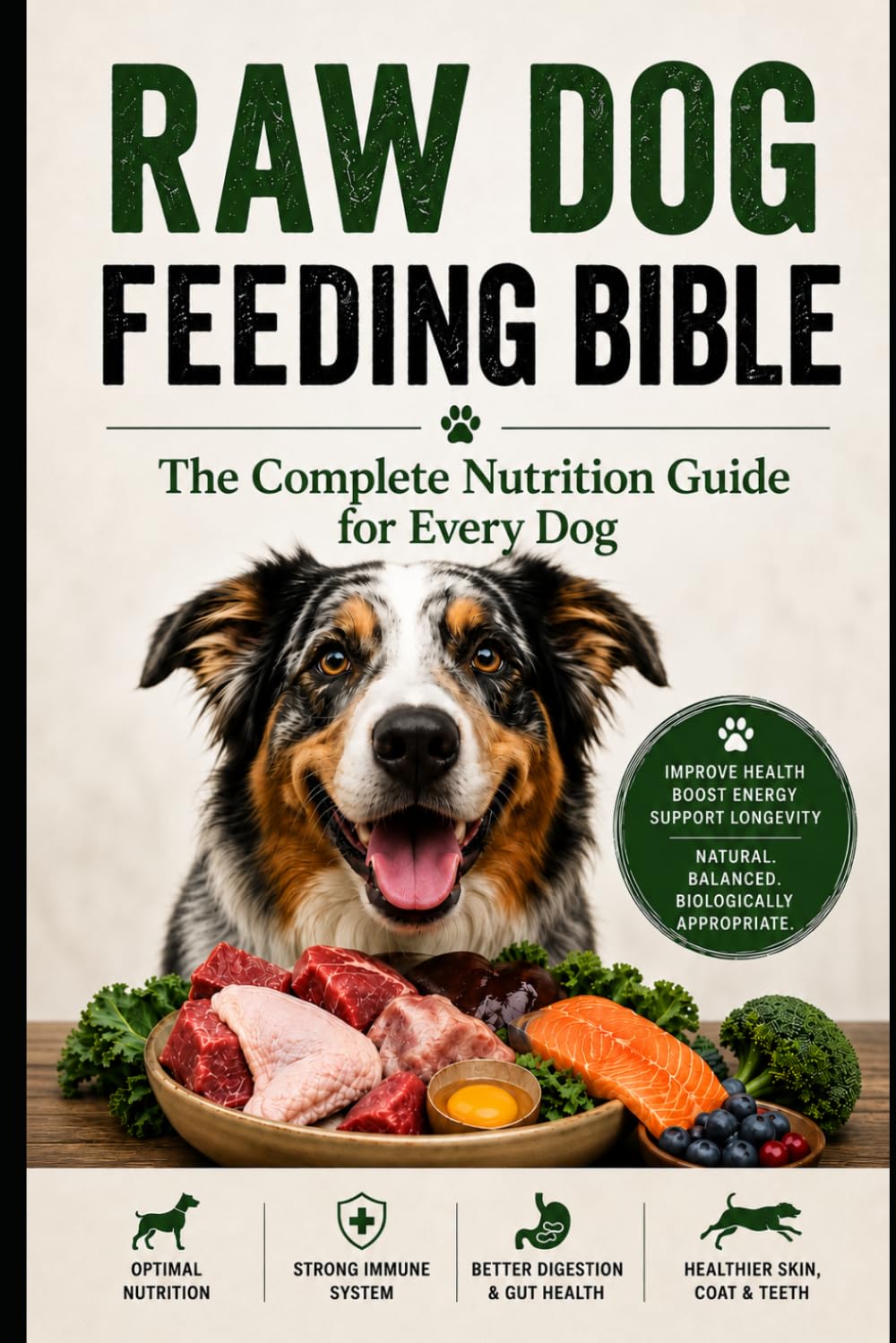 Raw Feeding Bible: The Complete Nutrition Guide for Every Dog (Series Name: The Raw Dog Feeding Series)
