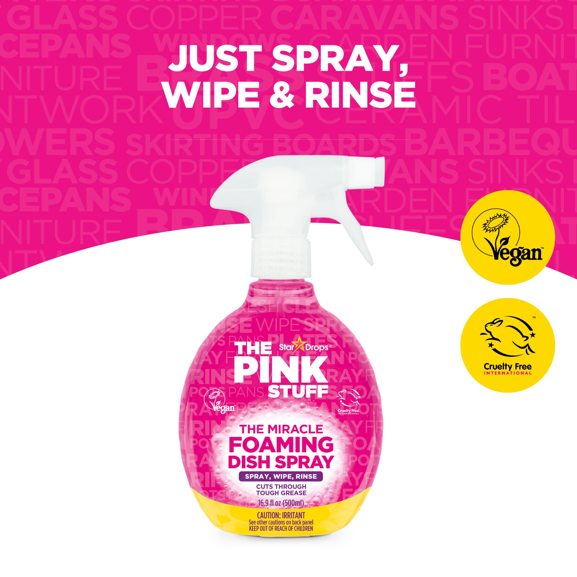 Amazon | Stardrops - The Pink Stuff - The Miracle Wash Up Spray