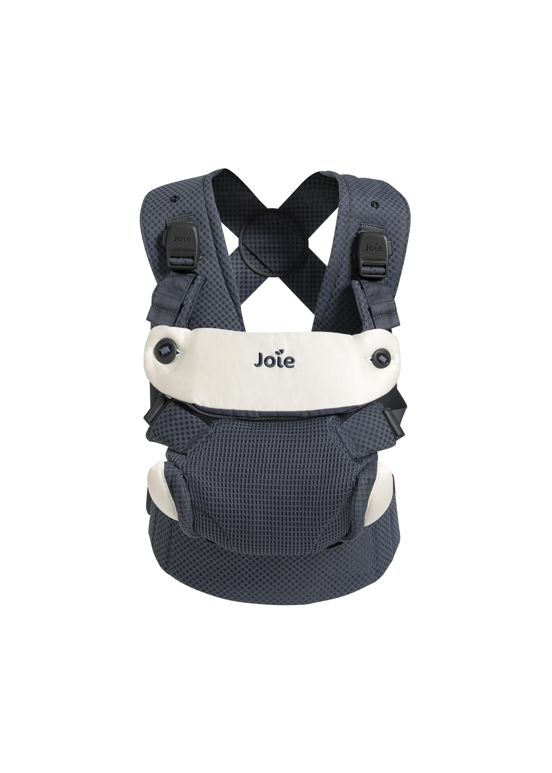 Joie savvy™ lite air 3in1 Babytrage, Geburt bis 3 Jahre (3,5–14 kg), Indigo | Babytrage mit 3 tragevarianten, Leichte Meshgewebe, neugeborenenstütze, magnetverschlüssen und ergonomischem komfort.