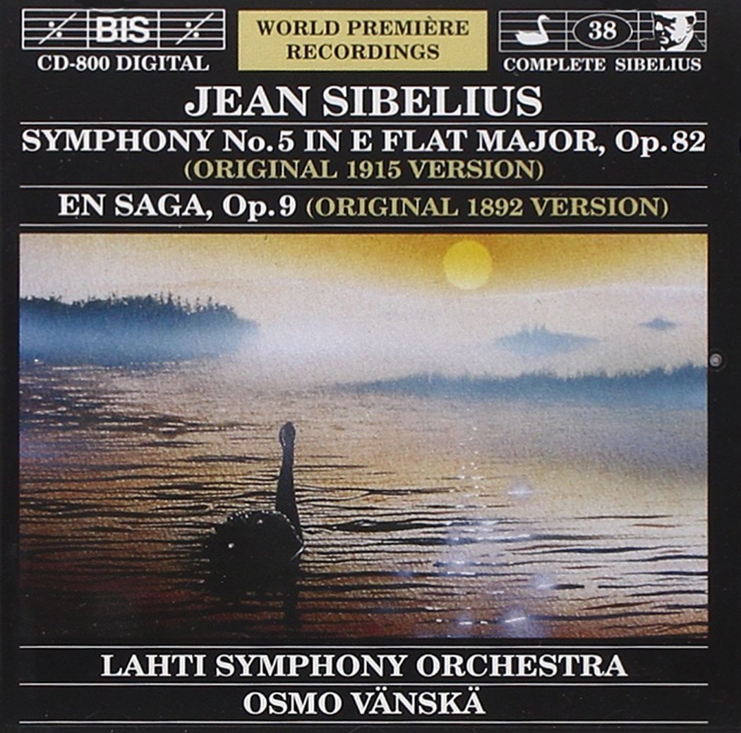 Jean Sibelius - Symphony No. 5 In E Flat Major, Op. 82 / En Saga, Op. 9 CD Audio