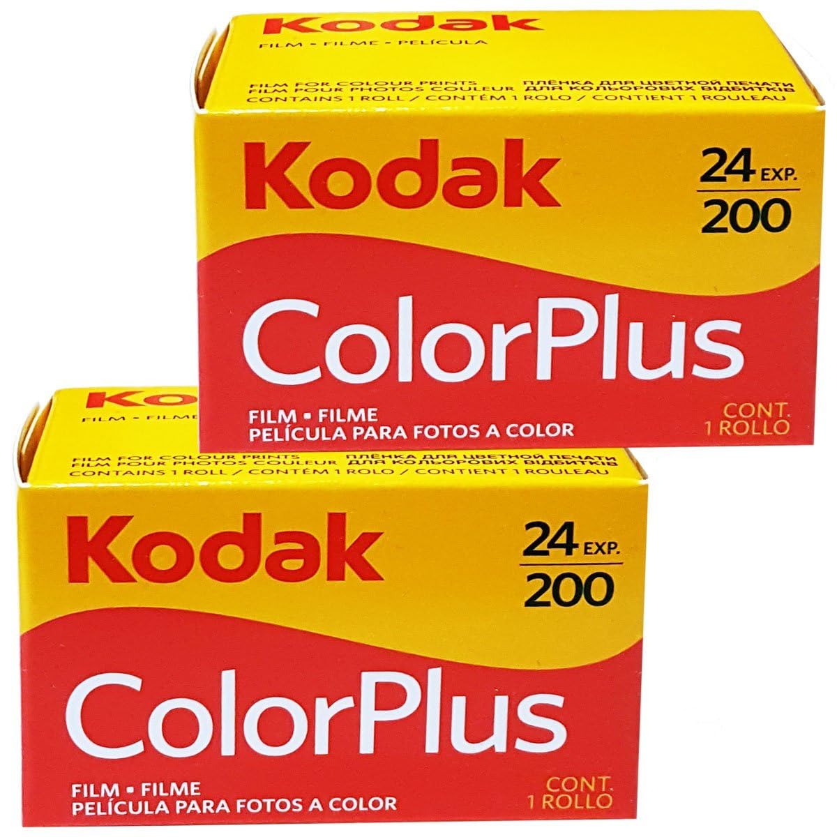 2 films PHOTO PORST Kodak Color Plus, 1 A, 200 ISO, 24 prises chacun