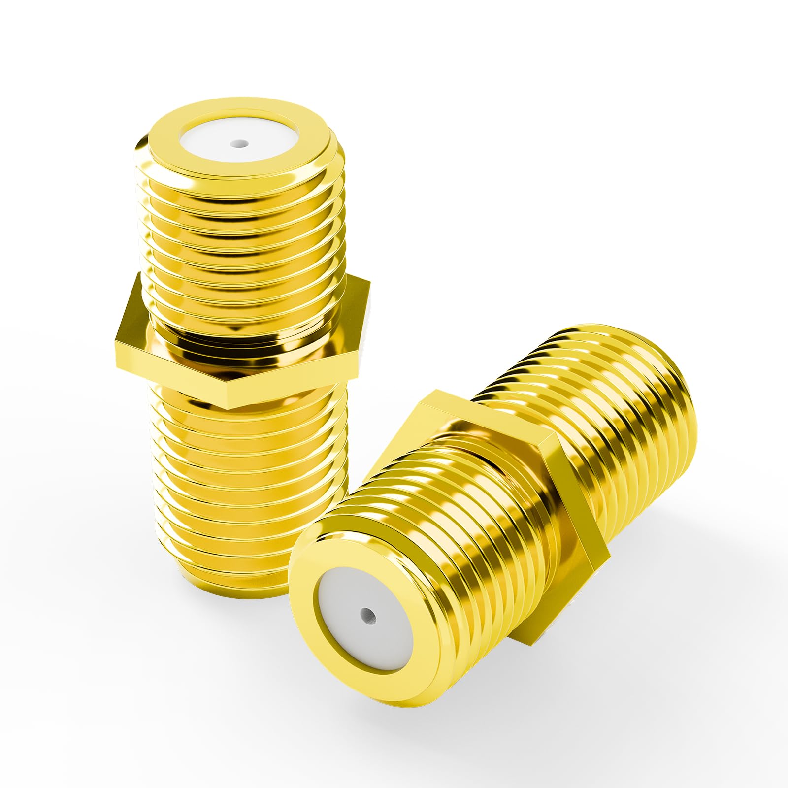 Photo 1 of VCE RG6 Coax Cable F-Type Female to Female Connector 2-Pack
