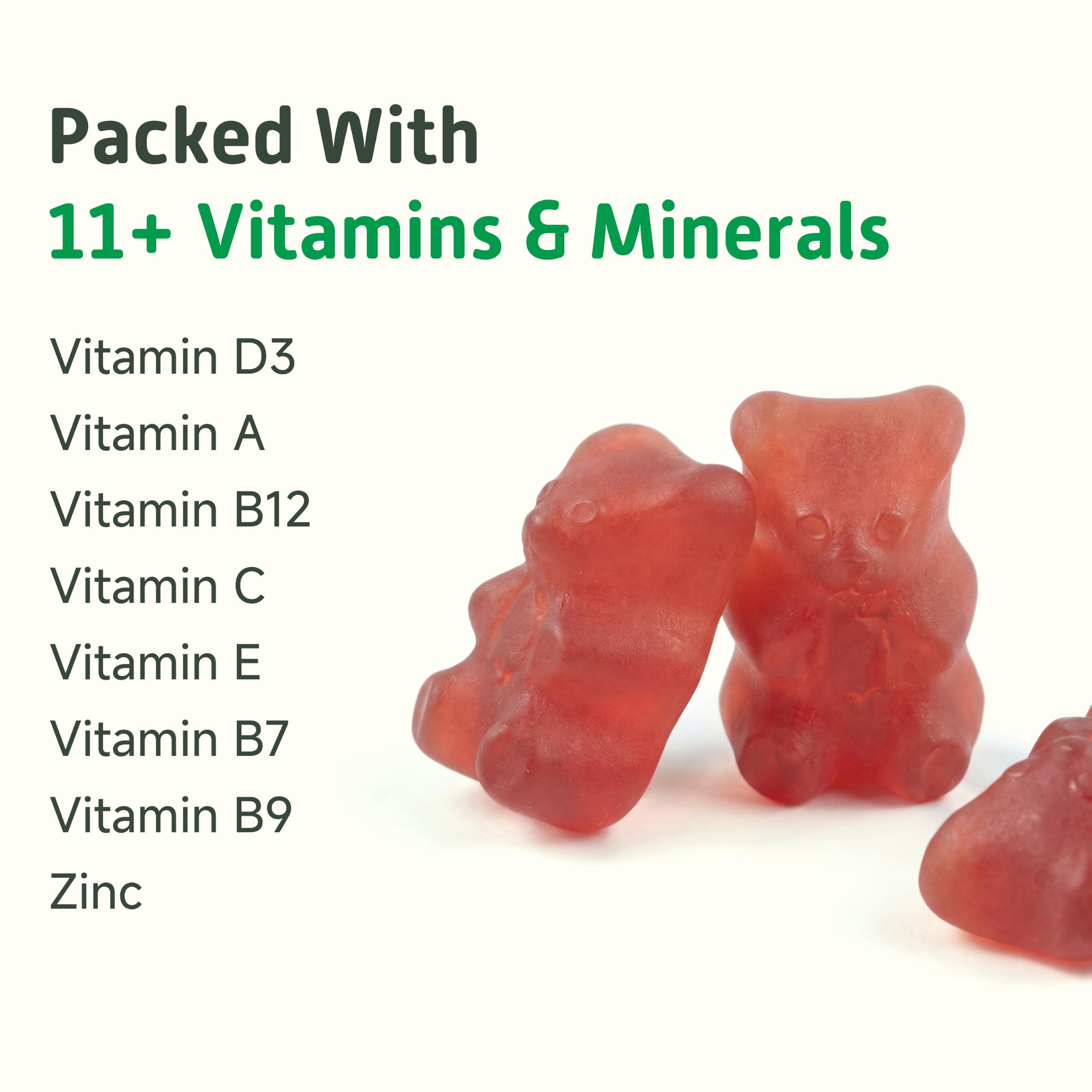 Little Joys Multivitamin Gummies | 7-12 Years |With 11 Vitamins & Minerals | 30 Day pack | Improves Immunity, Bone health & Antibody Production | No Added Sugar | Strawberry Flavour — Amazon image 3