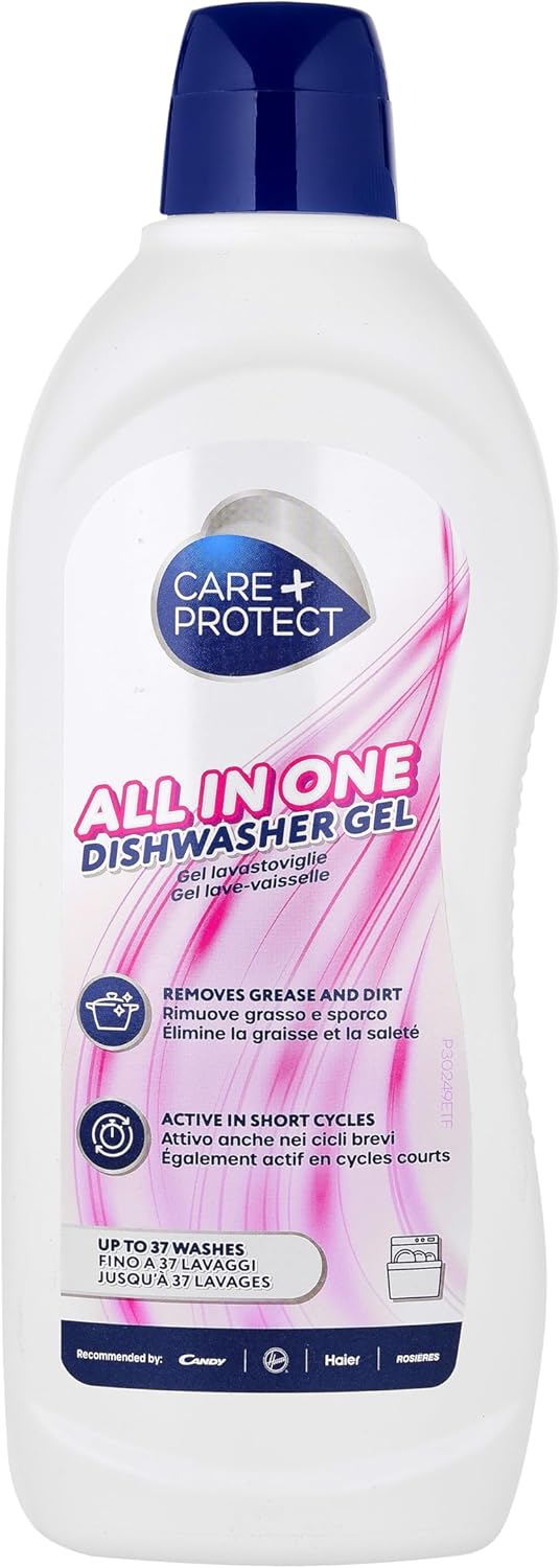 CARE+PROTECT Dishwasher Gel all in OneDegreaser, Rinse Aid, Salt, Odor