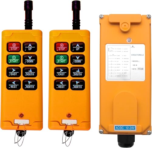 Miniatura 9 de Interruptor de botón inalámbrico de control remoto industrial de 6 teclas (AC110V)