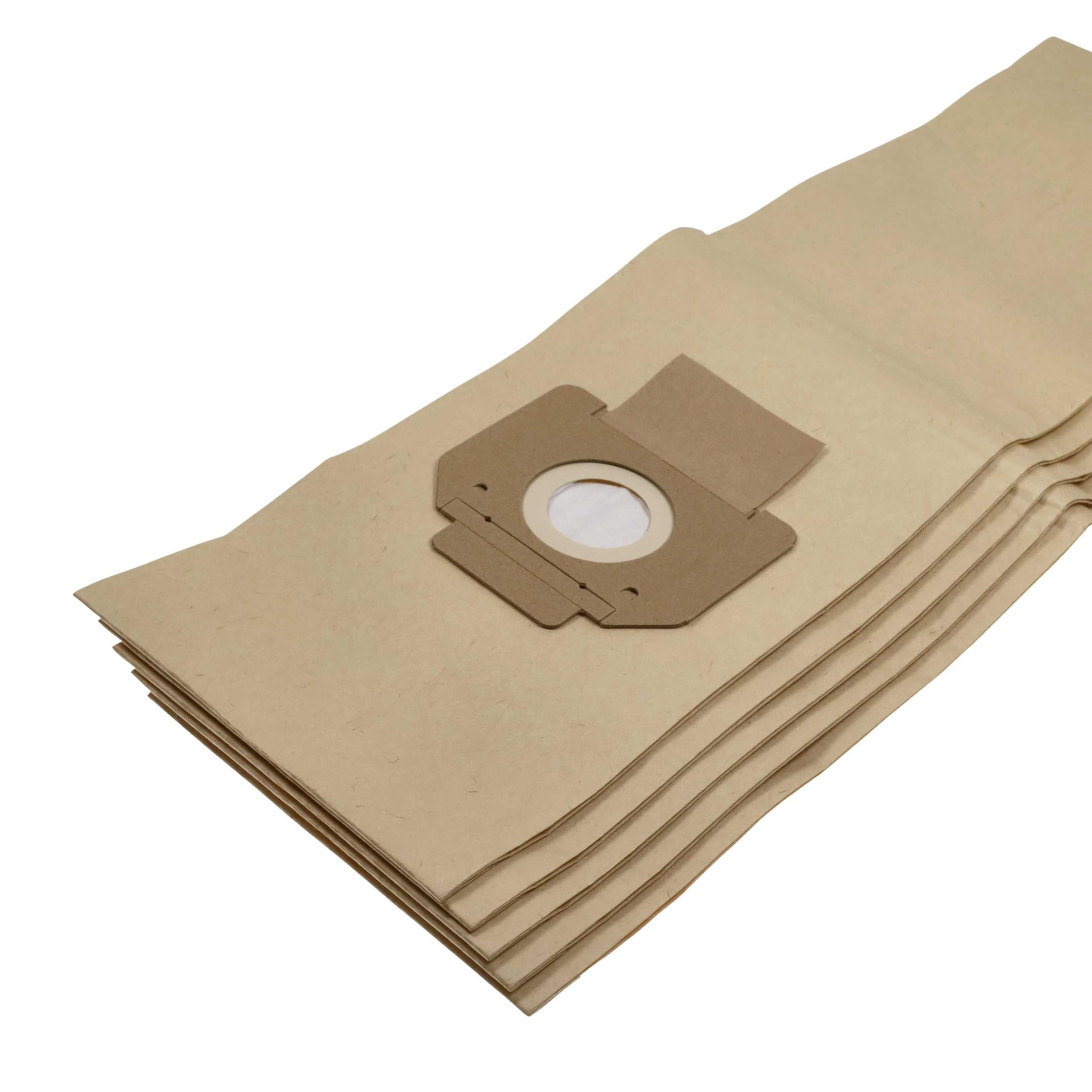 vhbw 50 x worek do odkurzacza kompatybilny z odkurzaczem Alto Attix 751-21, 751-11, 751-2M – 38 cm x 22 cm, brązowy