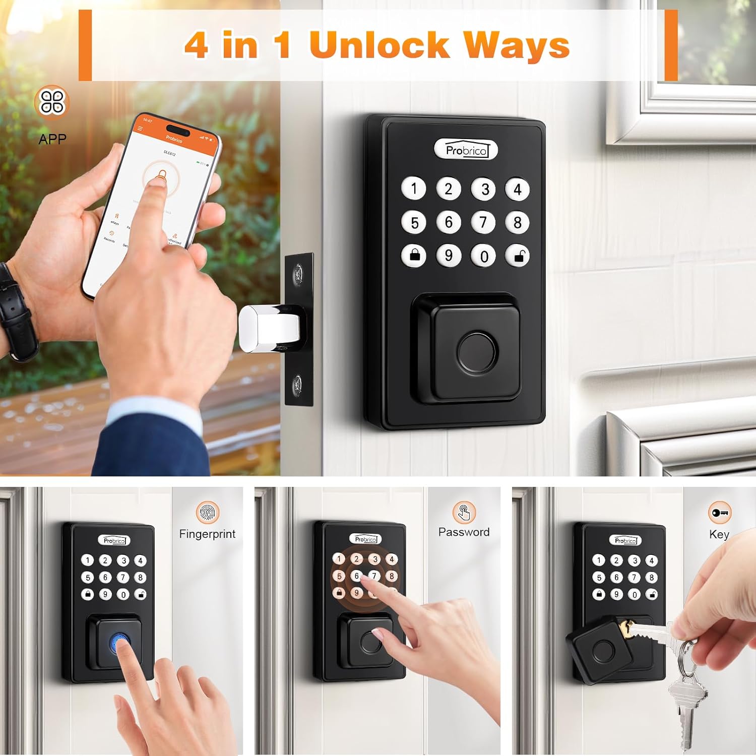 Unlock Convenience: Probrico Smart Fingerprint Door Lock Review