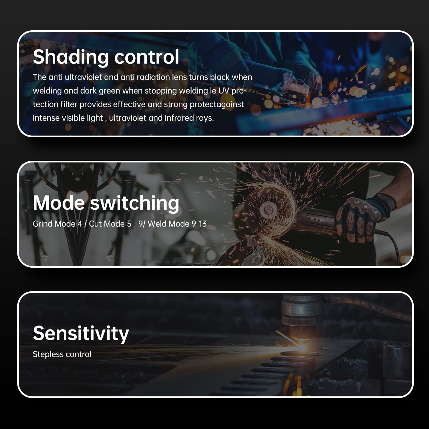 Weldmall Welding Helmet Features