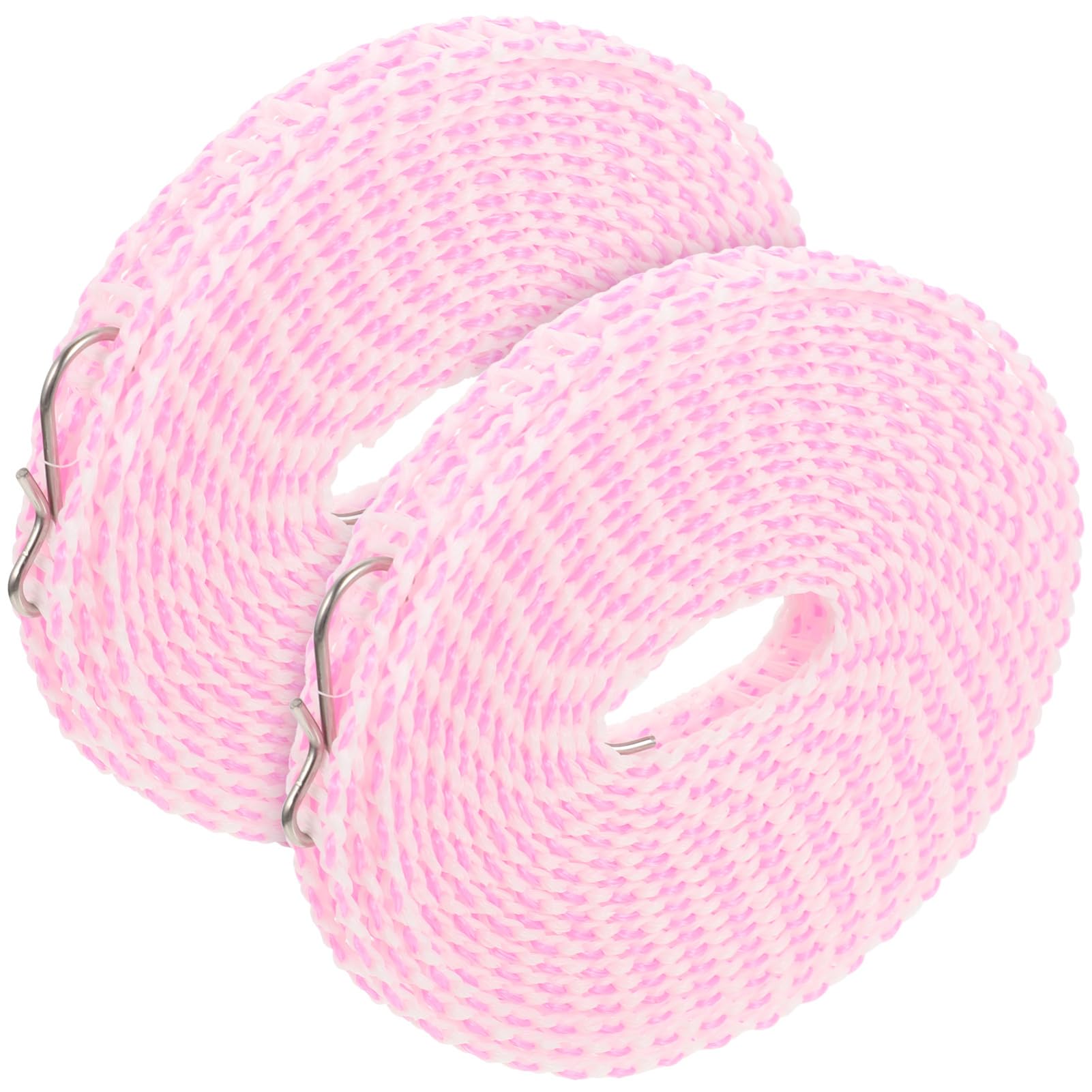 TOPBATHY 4pezzi Filo Stendibiancheria Portatile Asciugatura Antivento Resistente e Antiscivolo Per Uso Esterno e Per Viaggi e Campeggio Metri