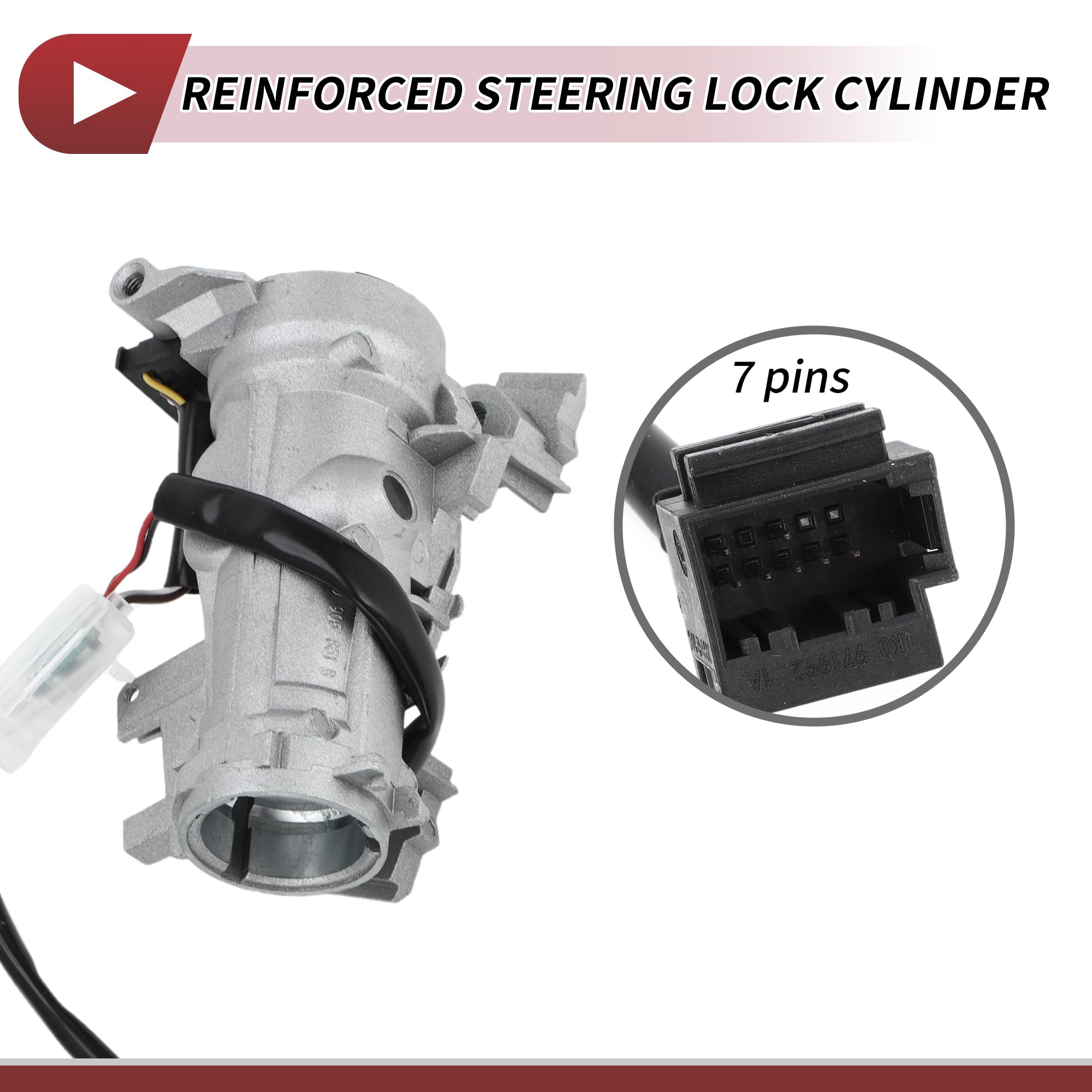Cilindro De Bloqueo De Encendido Para VW Beetle 12-19 1pc