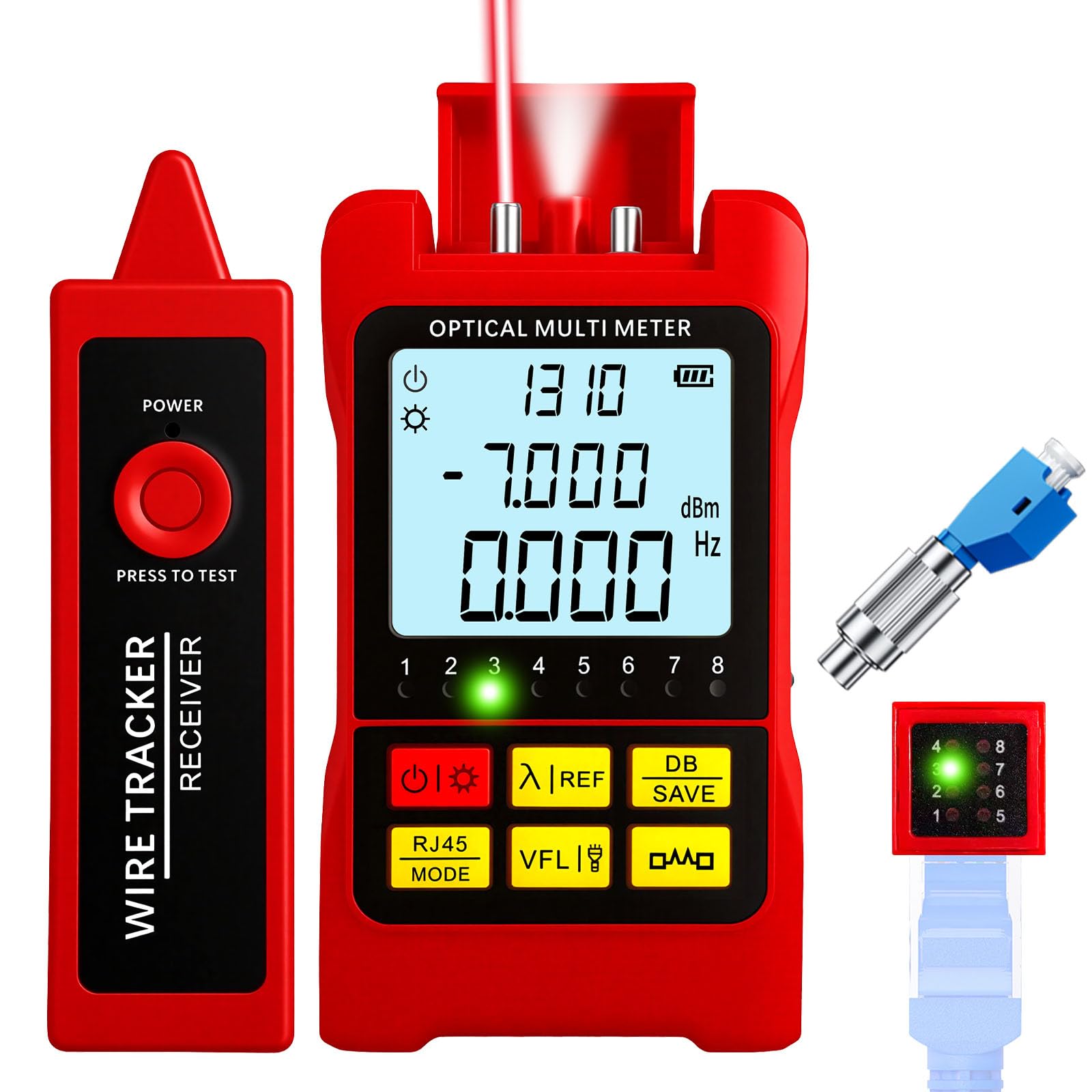 Fiber Optic Cable Tester - 5-in-1 Diagnostic Tool -1