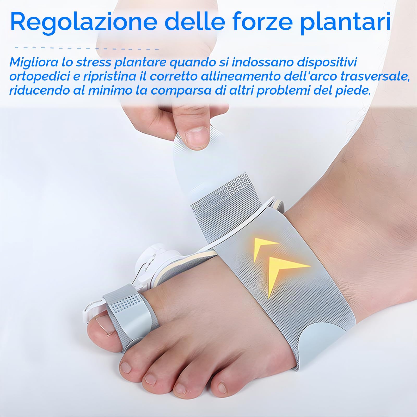 Alluce Valgo Correttore Manopola Regolabile Tutore Alluce Valgo Divaricatore Alluce Valgo Alluce Rettilineo Correzione Alluce Valgo Per Dita Dei Piedi Giorno E Notte Unis