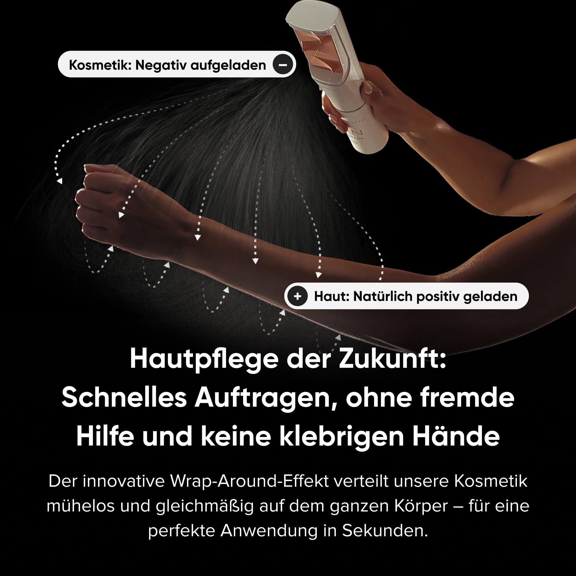 IONIQ TAN Dark Selbstbräuner | Natürlich aussehende Bräune in 3 Minuten für bis zu 14 Tage | Kartusche für den IONIQ ONE Sprayer | Streifenfrei & langanhaltend | Vegan & ohne Zusatzstoffe