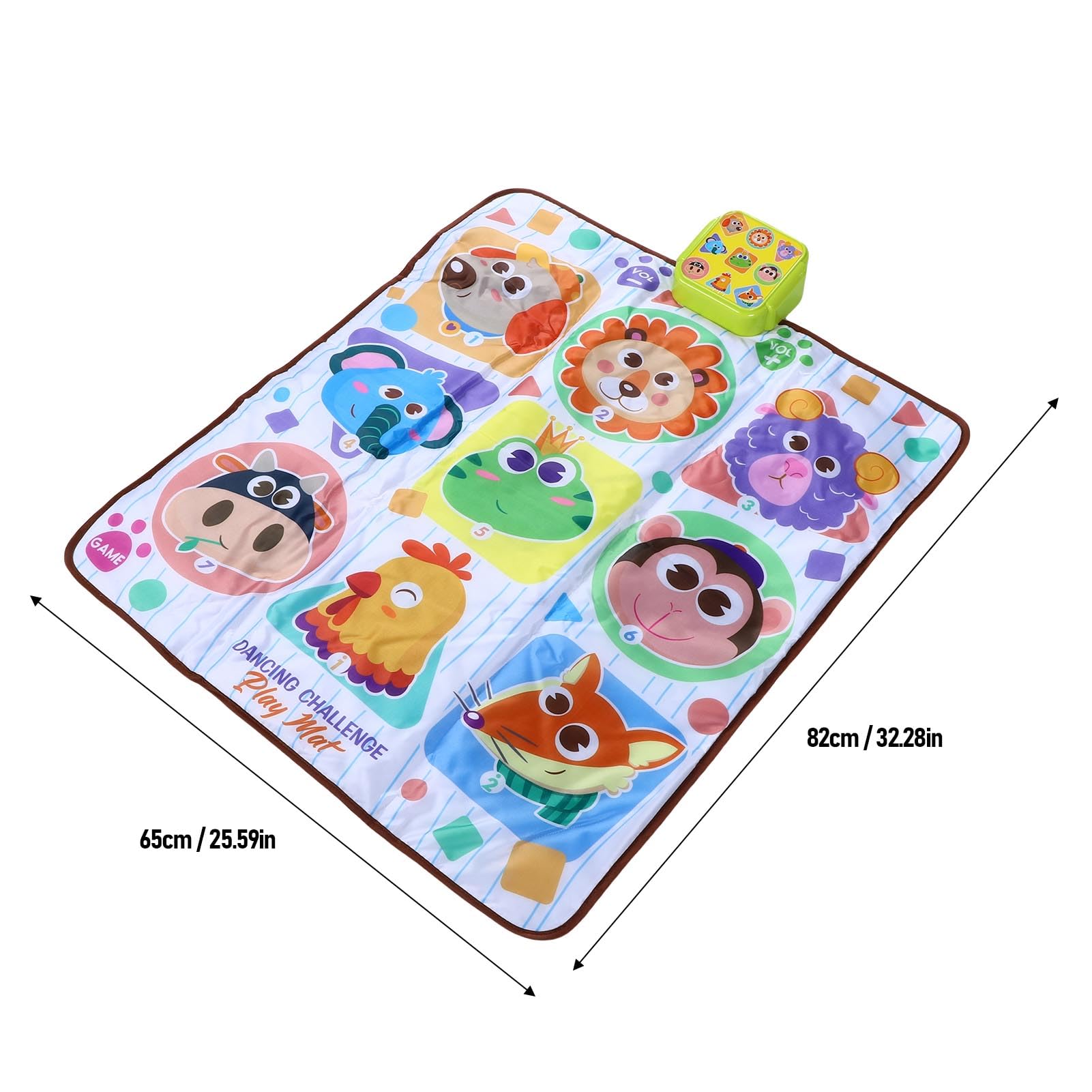 Alfombra de Baile para Niños, Almohadilla de Baile Electrónica Antideslizante con Niveles de Dificultad Ajustables, Almohadilla de Musical Iluminada para Niños y Niñas de 7 Años en Adelante