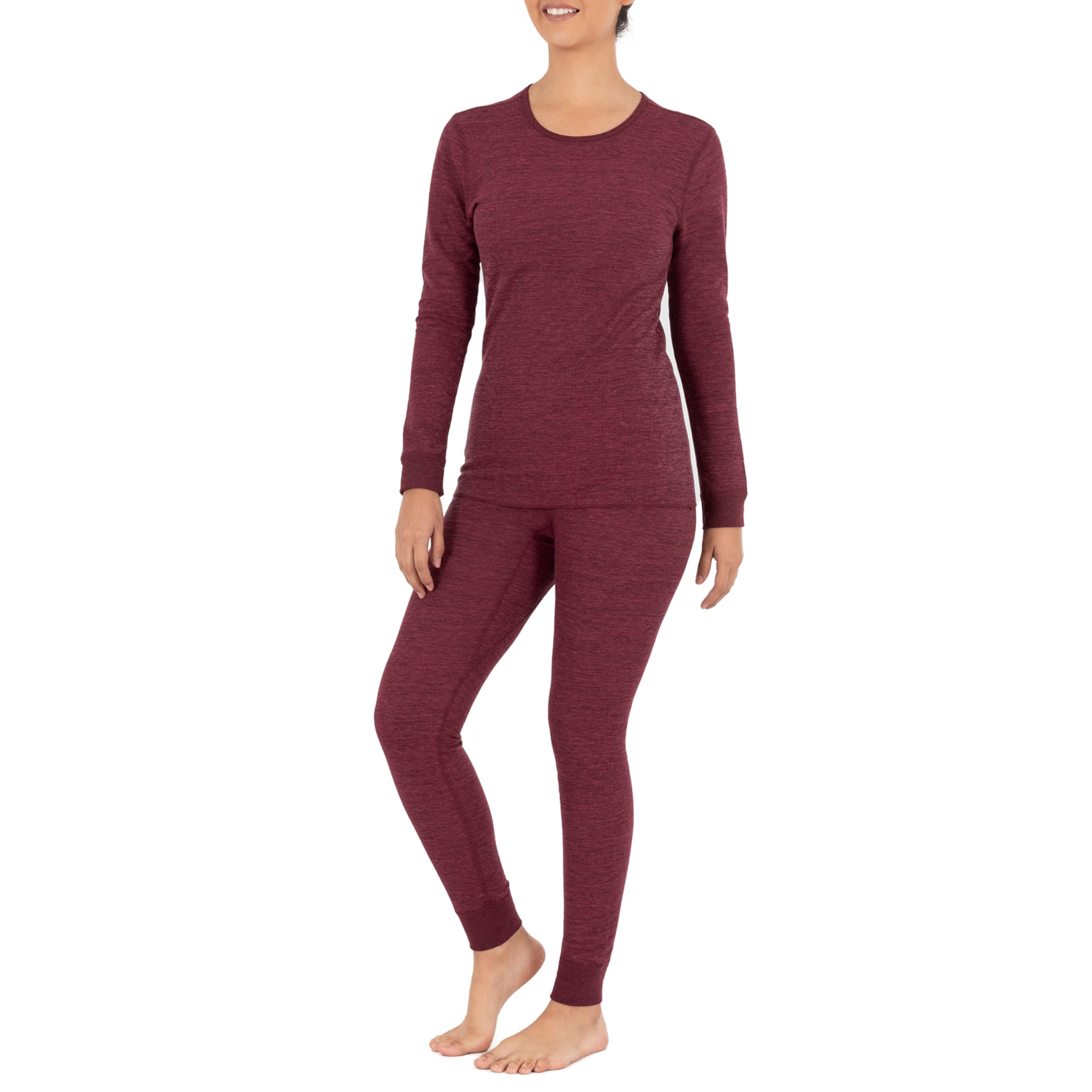 Fruit of the Loom Damska piżama z mikrowofrem premium