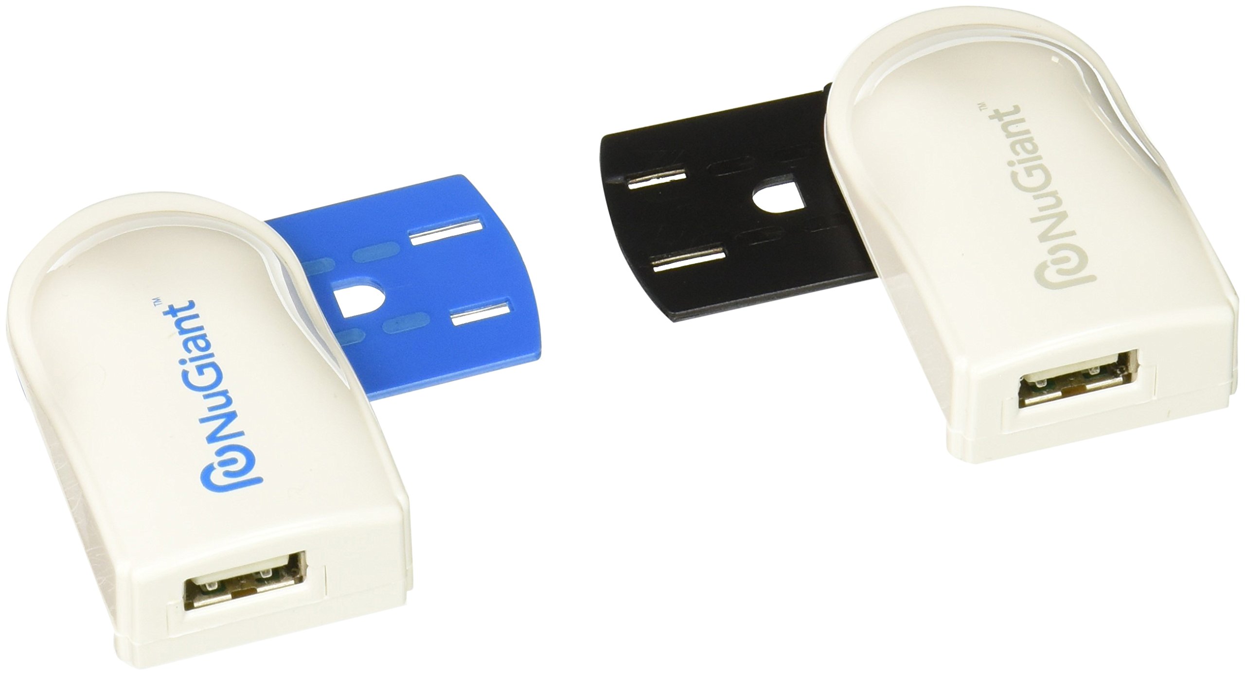 33004 NuGiant Plug-Less USB Flip Charger Dual Pack