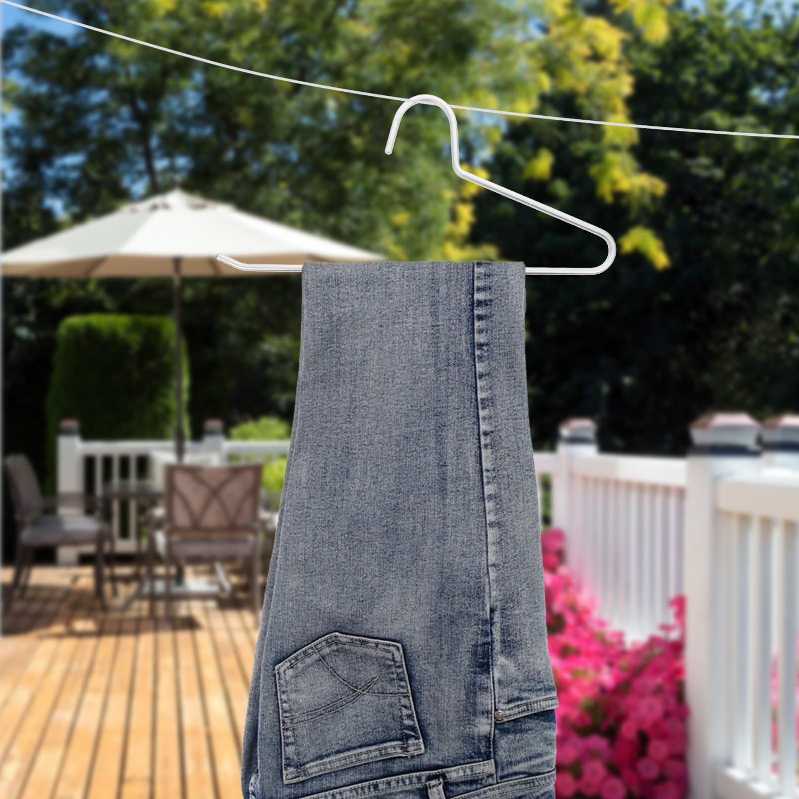 10 Stück Robuster Hosenbügel aus Aluminiumlegierung rutschfest und Platzsparend für Jeans und Kleiderschrank zum Hosen Trocknen im Schlafzimmer