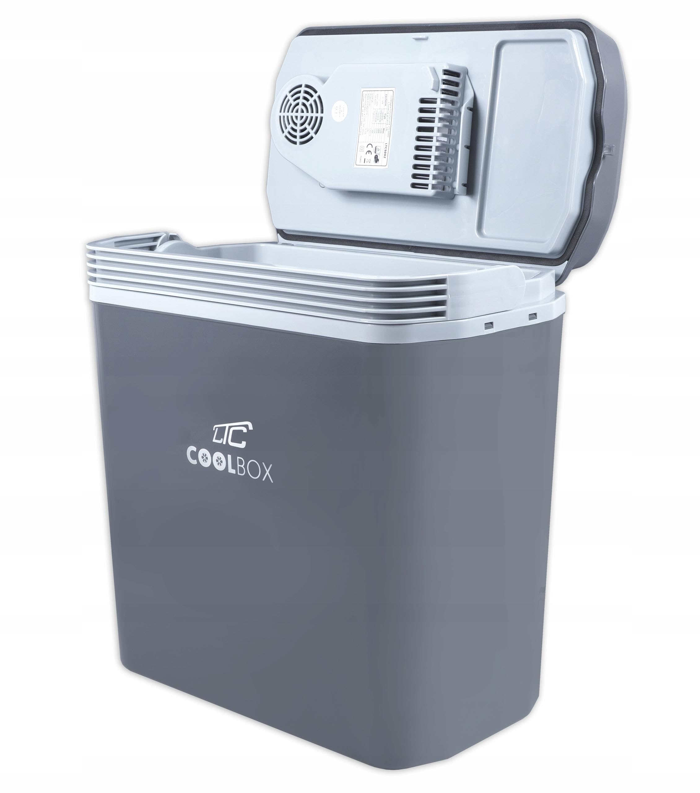 LTC B24 lodówka podróżna CoolBox przenośna lodówka turystyczna 24 l 230 V / 12 V szara
