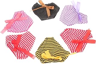 jojofuny 6 Pçs Roupas Íntimas De Boneca Brinquedo De Menina Bonecos De Boneca Bonecos Para Crianças Conjunto De Calças De Boneca Boneca Fingir Jogo Roupas De Boneca Calcinha De Boneca