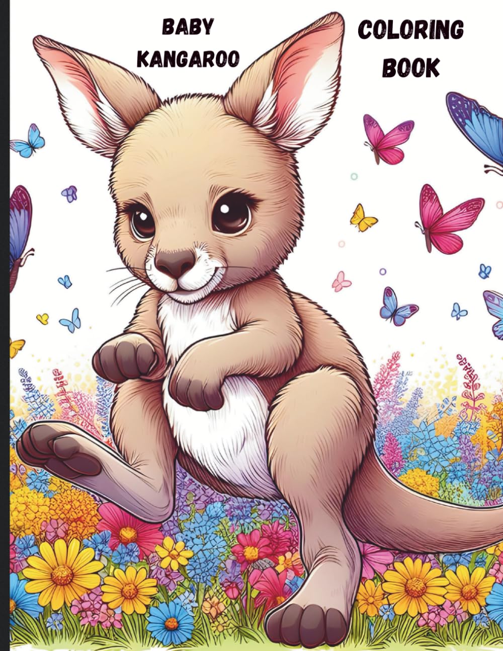 Baby Kangaroo Coloring Book