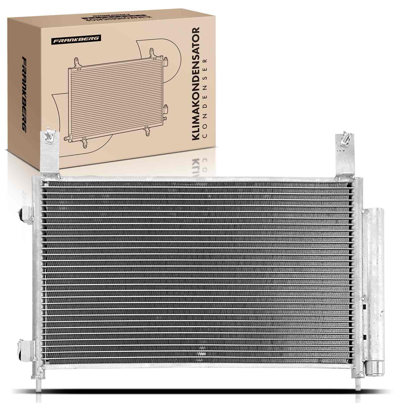 Frankberg 1x Kondensator Klimaanlage Kompatibel mit Matiz M200 M250 0.8L 1.0L 2005-2022 Spark 0.8L 1.0L 2005-2009 Replace# 96591582