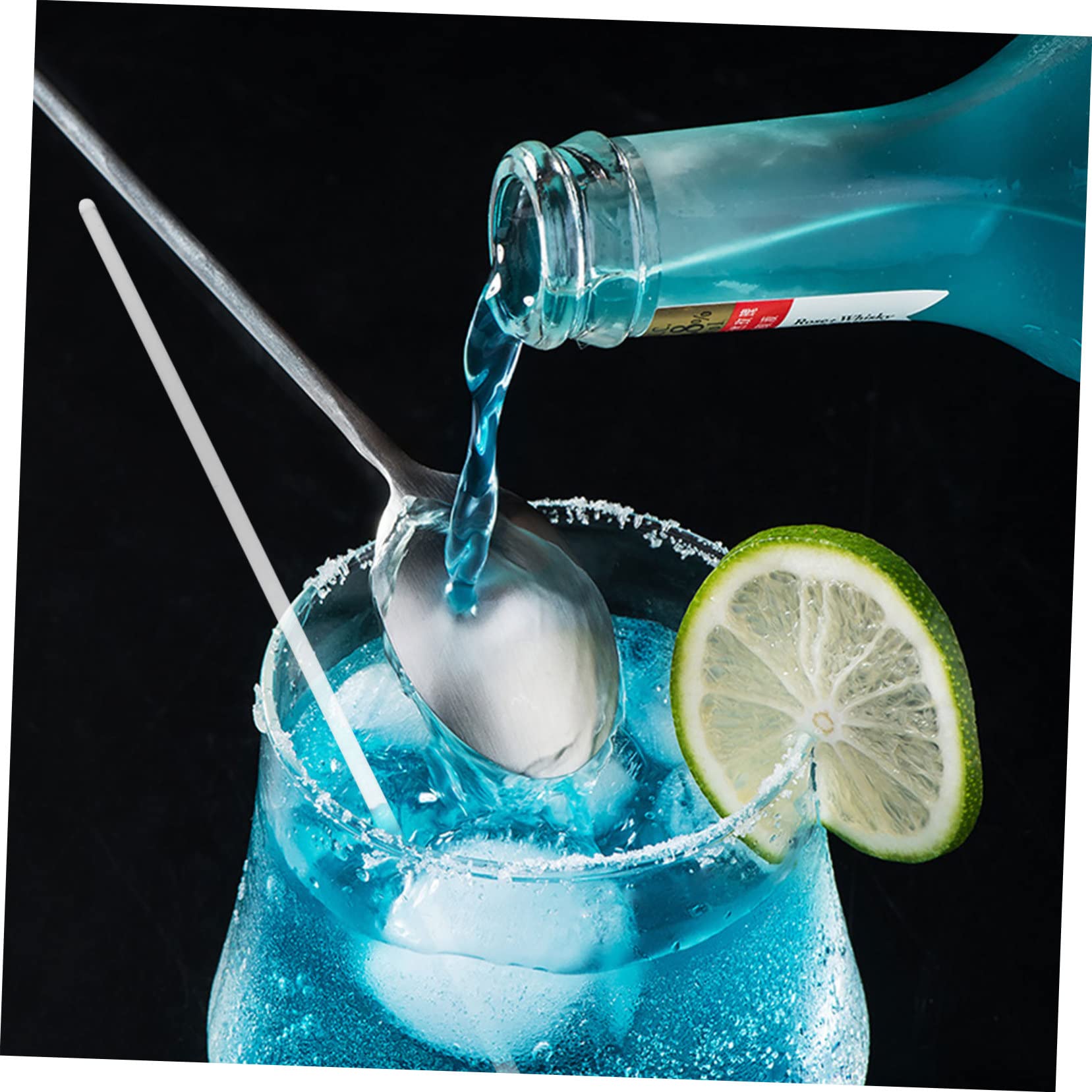 Gatuida 36 Pz Di Agitatore Trasparente Asta Di Agitazione Chimica Agitatori Per Cocktail Bastoncino Da Cocktail Miscelazione Liquida Mescolando Bicchiere Riutilizzabile