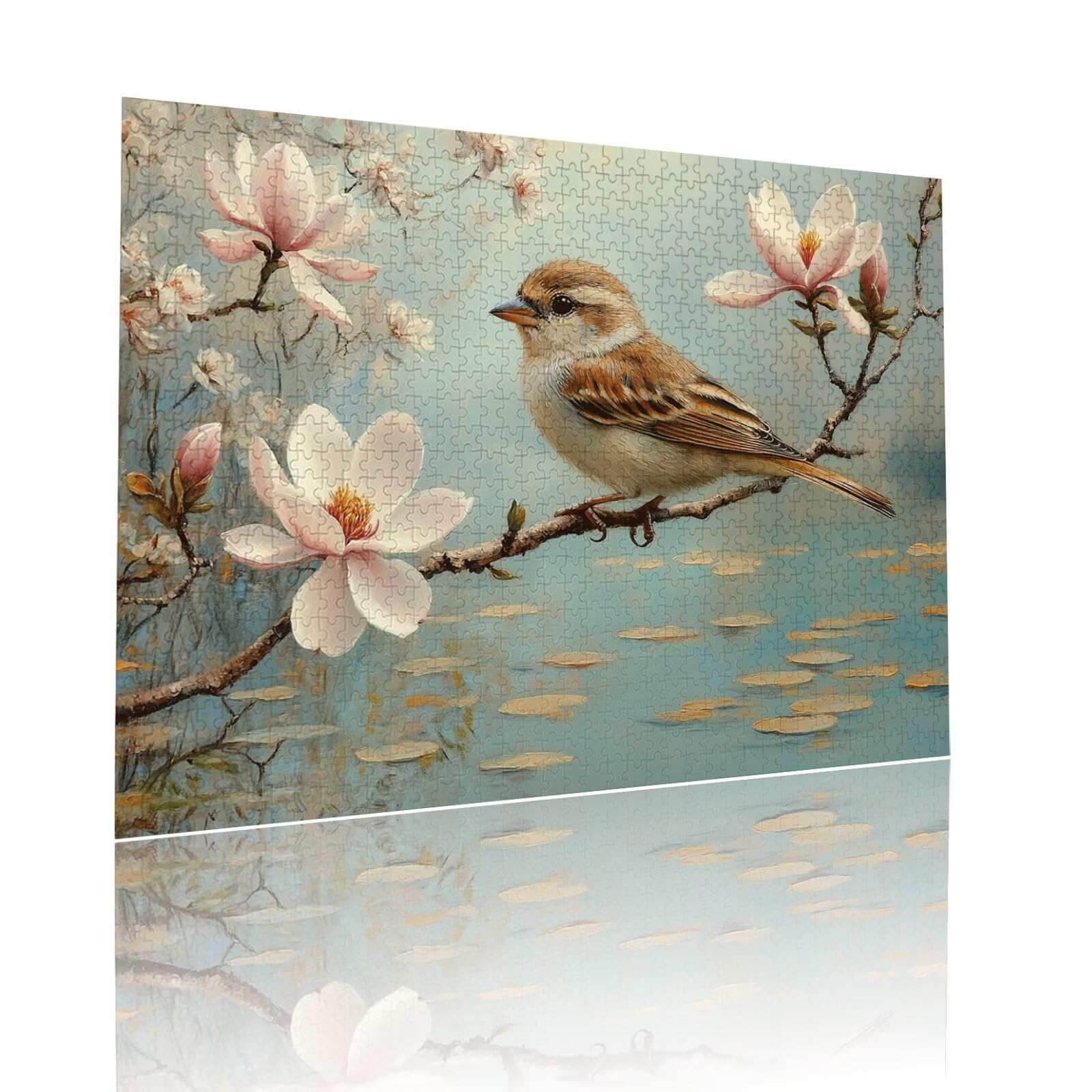 Puzzle Erwachsene 2000 Teile Vogel Blume Educa Jigsaw für Kinder ab 8 Jahren Mädchen Jungen, Erwachsene Impossible Klassische Puzzles Schwer, Anspruchsvoll Spielspaß, Als Geschenke 70x99cm t-752