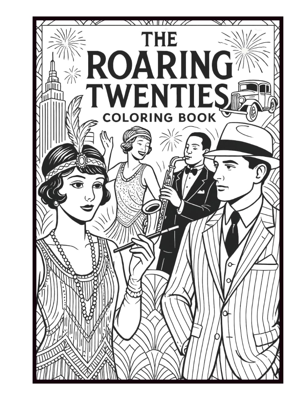 Roaring Twenties Coloring Book