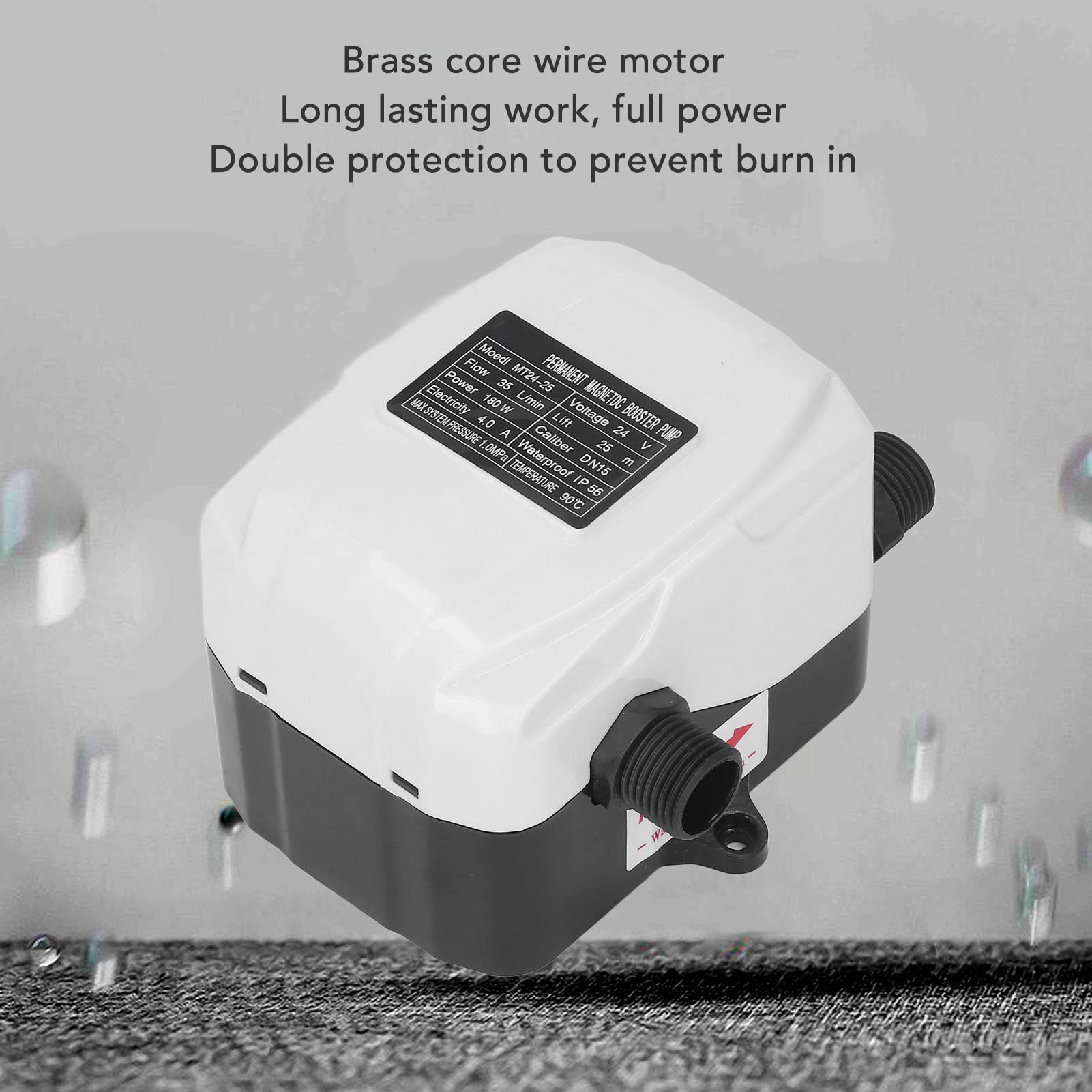 Pompa Wspomagająca 180 W ABS Pompa Wspomagająca Ciśnienie Wody W Domu do Zlewu Kuchennego Prysznic DC24V Wtyczka UE AC100-240V