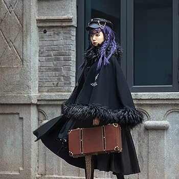 即日発送　ナノユニバース　毛皮襟　ケープマント 即日発送 ナノユニバース 毛皮襟 ケープマント 即日発送 ナノ