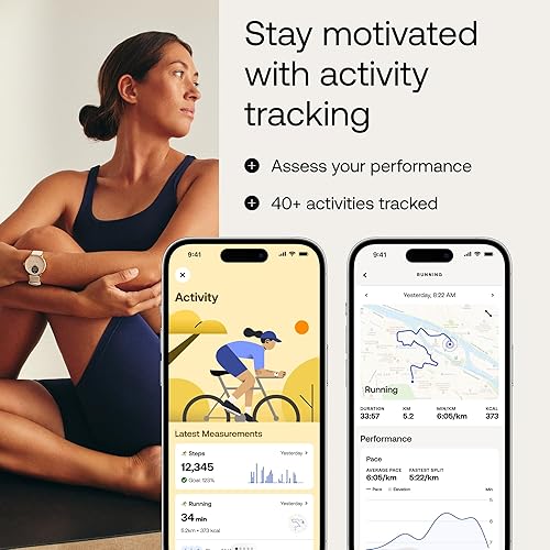 Miniatura 3 de Withings ScanWatch Light - Hybrid Smart Watch, Heart Rate Monitoring, Fitness Tracker, Cycle Tracker, Sleep Monitoring