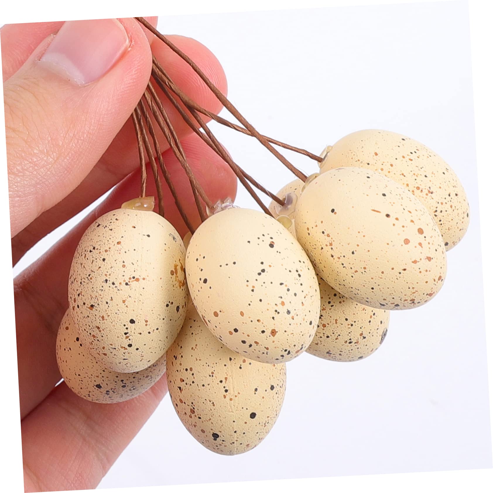 Didiseaon 24 Pz Uova Di Pasqua Bouquet Di Uova Mazzi Di Uova Scelte Di Ramoscelli Pasquali Disposizione Floreale ' Gambi Di Uova Bomboniere Pasquali Fallo Da Solo Plastica Molla