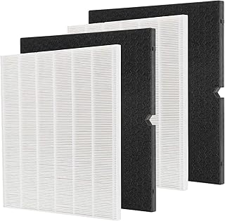 Compatible with Winix 5500-2 Air Purifier and Model AM80,Part# Winix 116130, H13 Filter,2+2True HEPA(2 Sets)