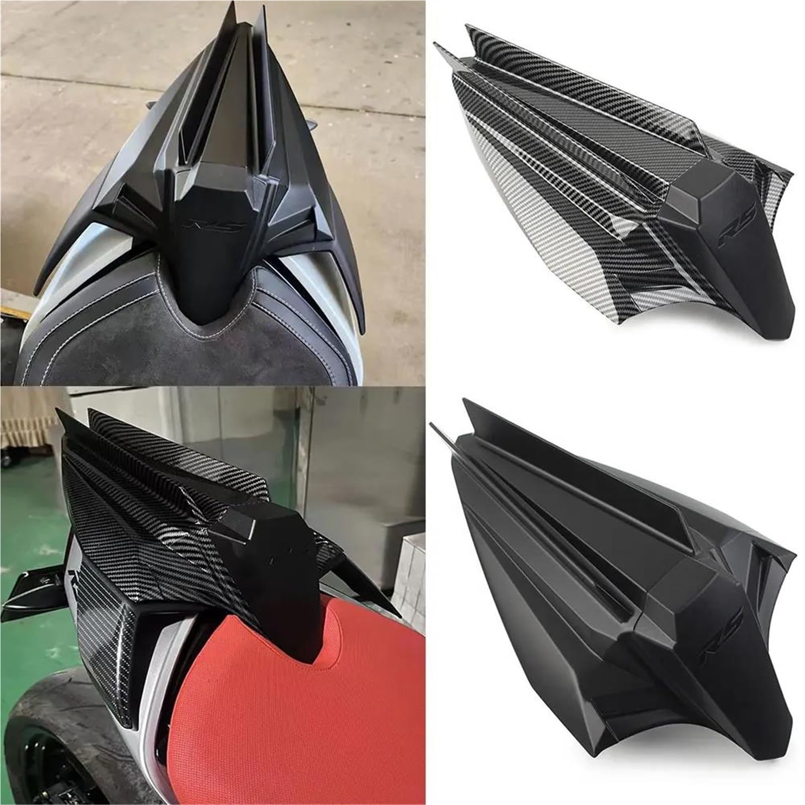 Motorrad-Heckverkleidung, Sitzabdeckung, Höcker Für Aprilia Tuono 660 RS 660 2020 2021 2022 2023 2024 2025 RS660 Sozius-Sitzabdeckung Hinten Motorrad-Soziusabdeckung(Kohlenstoff)