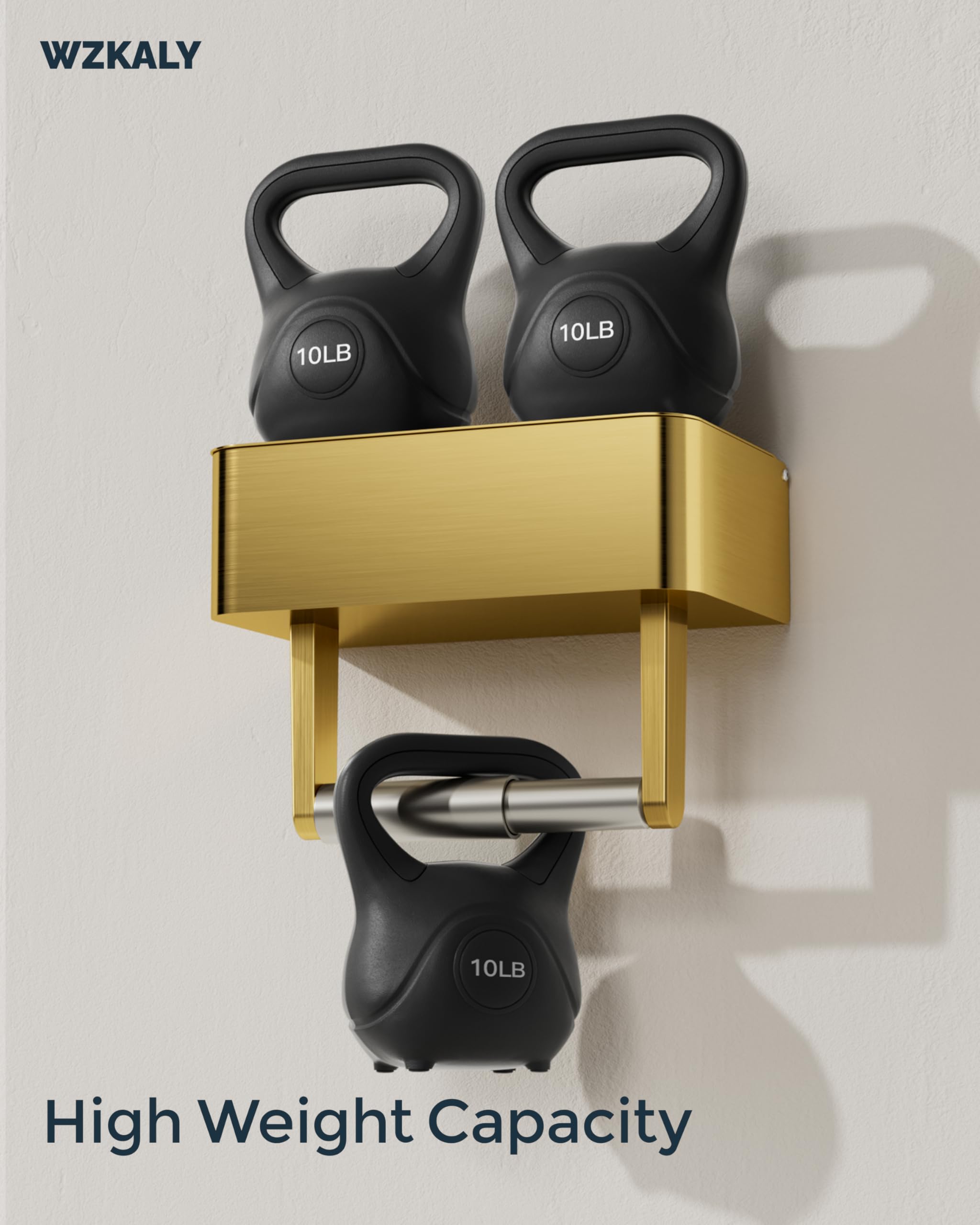 Soporte para Papel higiénico con Estante 697-G