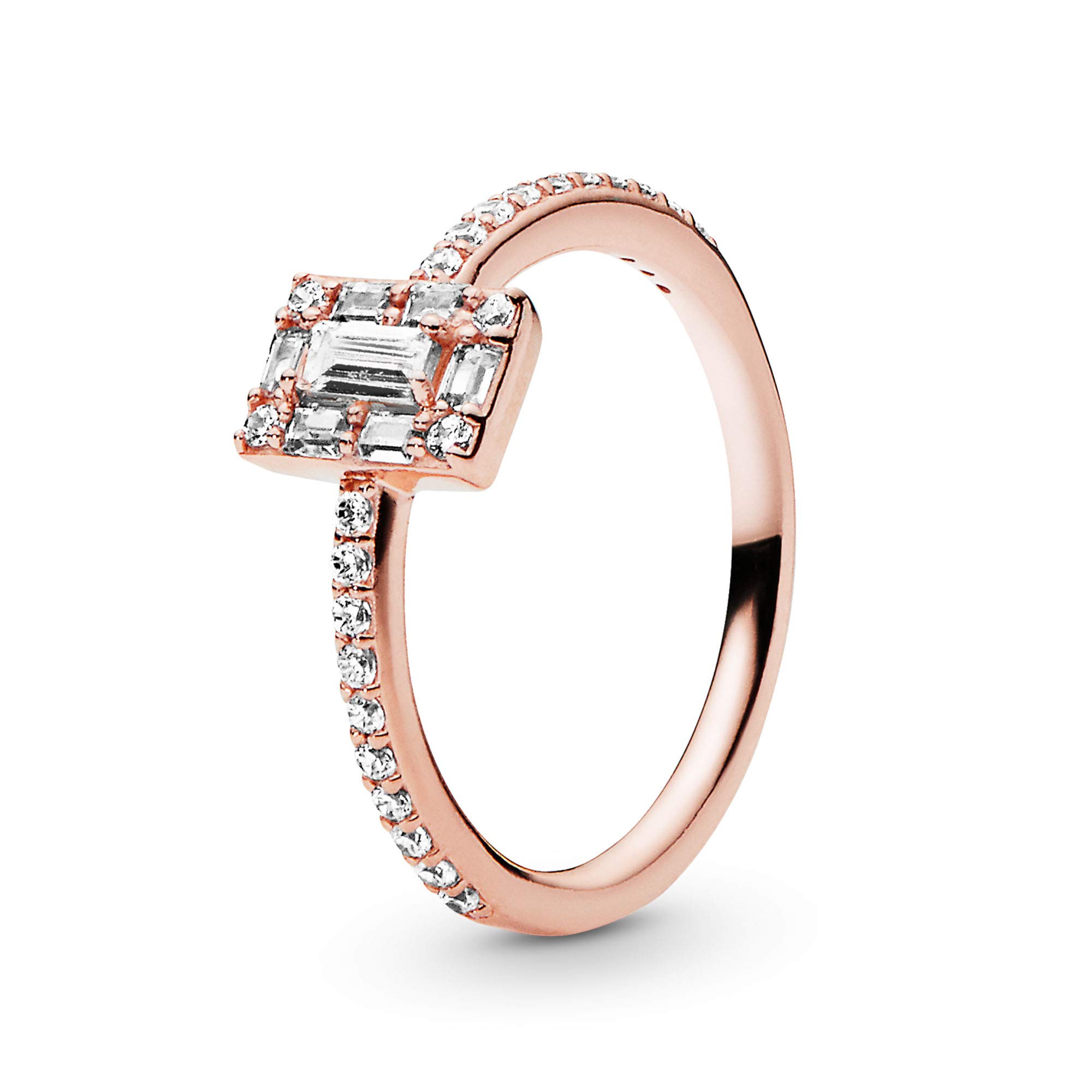 Buy Jewelry Sparkling Square Halo Ring 