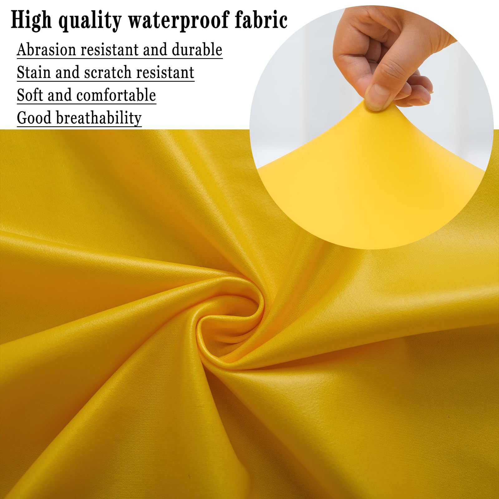 XL Eetkamer Stoelhoezen Waterdichte Grote Stretch PU Lederen Stoelhoezen Verwijderbare Stoel Slipcovers Stoel Beschermer (8 Stuks,Koffie