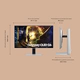 Ecran PC Gaming Samsung Odyssey OLED G6 27 240 Hz QHD Gris LS27DG612SUXEN - 8
