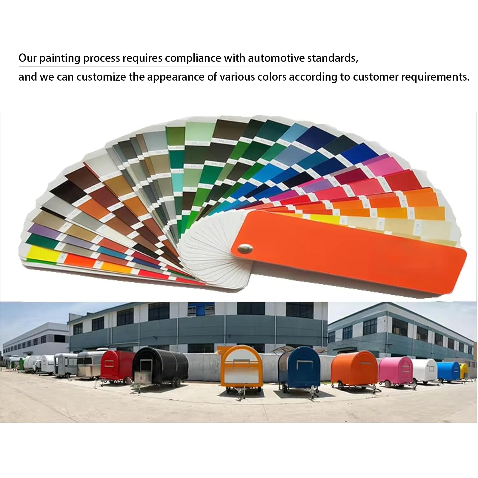 Remolque móvil de camión de alimentos con equipo completo - Diseño Airstream para la venta con café, perro caliente, helado, postre, carrito de bebidas y cocina de panadería para vendedores de 13 pies